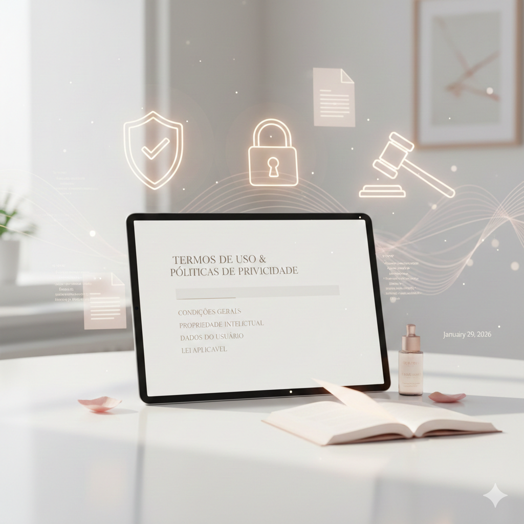 Termos de uso ZamparStory com regras e diretrizes para utilização do site