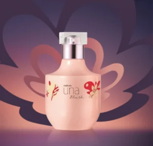 Perfume feminino Natura Una Blush, fragrância floral moderna delicada e sofisticada