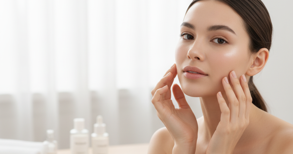 Skincare e beleza feminina com rotina de cuidados e recomendações de produtos ZamparStory