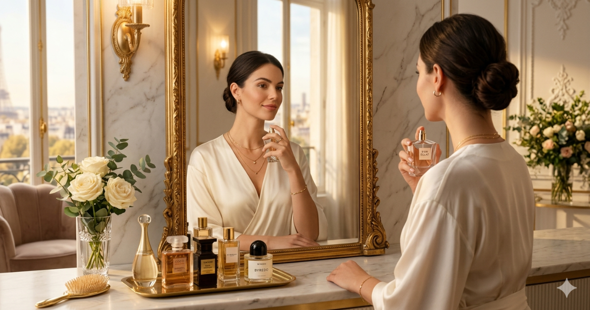 Perfumes femininos elegantes com cheiro sofisticado